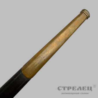 фото — шпага прусская пехотная офицерская с украшенным клинком, 19 век